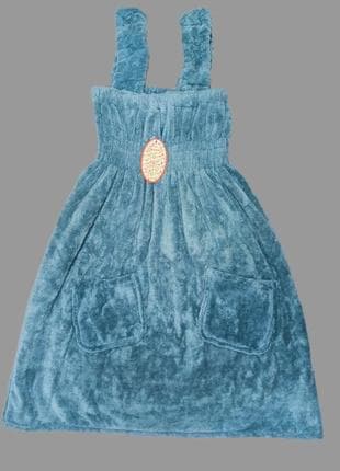 Жіночий рушник - халат з мікрофібри.
в наявності — фото 4 з 5