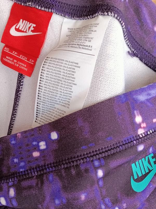 Лосини фіолетові nike — фото 4 з 6