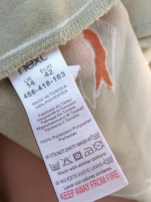 Блузка з широкими гарними рукавами в кольорі хакі — фото 3 з 5