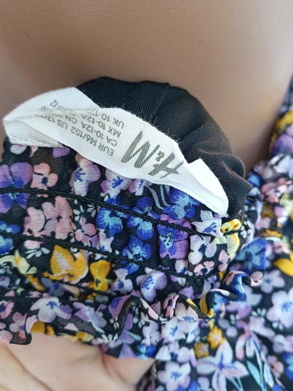 Шифонова спідниця з уборками на широкій резинці — фото 4 з 6