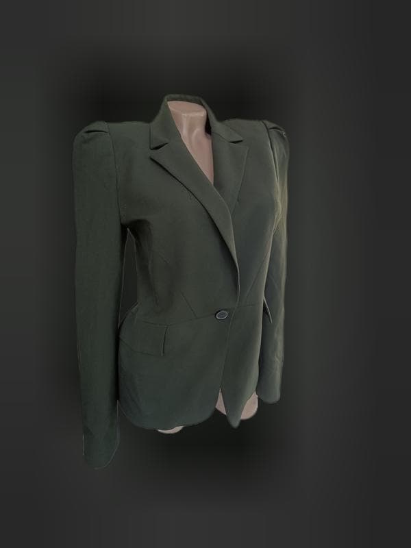 Стильний жіночий жакет однотоний від zara — фото 9 з 10