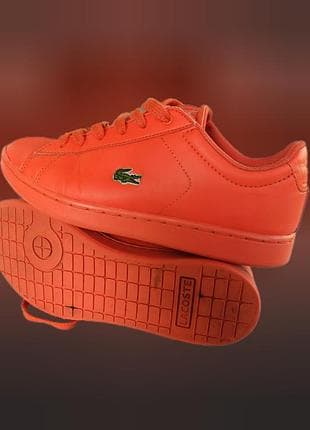 Шкіряні кеди lacoste унісекс